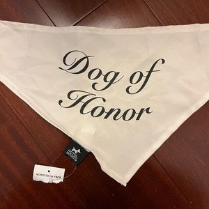 NWT hotel doggy dog of honor bandanna